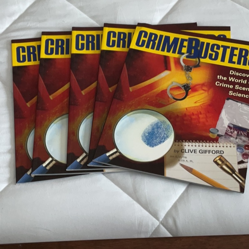 Lot of 5 Crimebusters Books by Clive Gifford